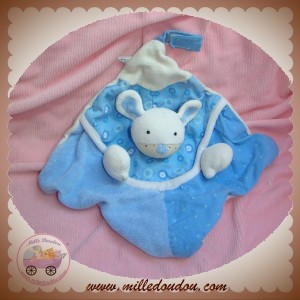 BABY SUN SOS DOUDOU SOURIS PLAT BLEU BLANC HOCHET