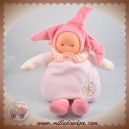 COROLLE SOS DOUDOU BABI COROLLE LUTIN POUPEE ROSE FLEUR DE COTON HOCHET