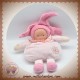 COROLLE SOS DOUDOU BABI COROLLE LUTIN POUPEE ROSE FLEUR DE COTON HOCHET