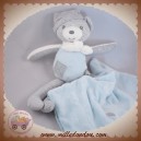 KALOO SOS DOUDOU OURS RAYE GRIS BLEU POCHETTE ZEN