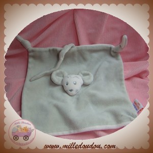 TCF DOUDOU SOURIS PLATE GRIS ROSE NOEUD TOUT COMPTE FAIT