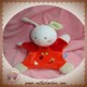 SUCRE D'ORGE SOS DOUDOU LAPIN BLANC PLAT ROUGE JARDIN CAROTTE RADIS