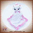 DISNEY SOS DOUDOU CHAT MARIE ARISTOCHAT PLAT MOUCHOIR BLANC ROSE