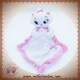 DISNEY SOS DOUDOU CHAT MARIE ARISTOCHAT PLAT MOUCHOIR BLANC ROSE