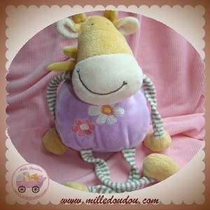 CMP DOUDOU VACHE CORPS VIOLET FLEURS SOS