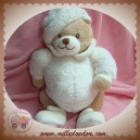 BUKOWSKI SWEDEN SOS DOUDOU OURS BEIGE BLANC ECRU BONNET