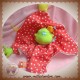 DUSHI GOWITHFLO SOS DOUDOU GRENOUILLE PLAT ROUGE POIS BLANC