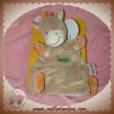 BENGY SOS DOUDOU ZEBRE MARRON MARIONNETTE ORANGE JUNGLE