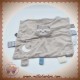 OKAIDI OBAIBI SOS DOUDOU RATON LAVEUR PLAT GRIS TAUPE LUNE ETIQUETTES