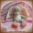 NATTOU SOS DOUDOU LAPIN BEIGE MARRON HOCHET VERT ORANGE