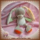 NATTOU SOS DOUDOU LAPIN BEIGE MARRON HOCHET VERT ORANGE