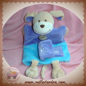 BABYNAT BABY NAT SOS DOUDOU CHIEN MARIONNETTE C BLEU VIOLET