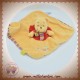 DISNEY DOUDOU WINNIE L'OURSON PLAT JAUNE RAYE SOS