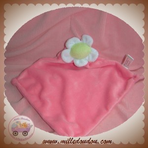 SUNRISE TRADERS SOS DOUDOU MOUCHOIR ROSE PLAT FLEUR