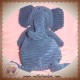 JELLYCAT SOS DOUDOU ELEPHANT BLEU COTELE 40 CM