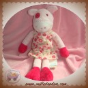 TAPE A L'OEIL SOS DOUDOU VACHE ROSE ROBE FLEUR