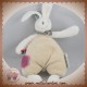 MOULIN ROTY SOS DOUDOU LAPIN BLANC CORPS BEIGE HOCHET