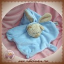 NICOTOY SOS DOUDOU OURS PLAT BLEU DEGUISE EN LAPIN PLUSHIES TETINE