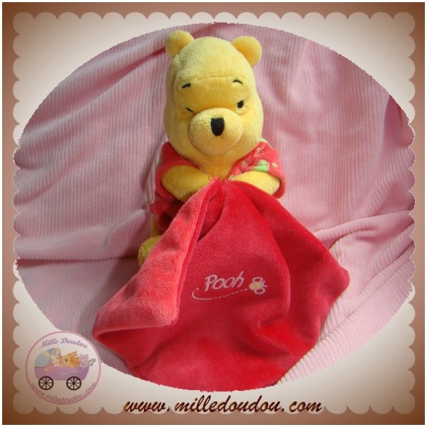 Disney - Winnie l'ourson doudou mouchoir recyclé - Disney Winnie l