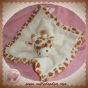 SANDY SOS DOUDOU GIRAFE PLAT ECRU MARRON TACHETE