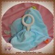 VULLI SOS DOUDOU GIRAFE SOPHIE PLASTIQUE PLAT ROND TISSU BLEU VERT ORANGE