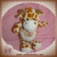 MAXITA SOS DOUDOU GIRAFE TACHETE MARRON ECRU ECUSSON