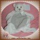 KIMBALOO SOS DOUDOU OURS PLAT BLANC VENTRE GRIS