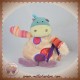 MOULIN ROTY SOS DOUDOU VACHE GIRAFE BEIGE VERT LES JOLIS PAS BEAUX