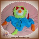 BELLODOUX K-MELEON SOS DOUDOU LION PLAT BLEU CRINIERE VERTE