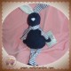 BOUT'CHOU MONOPRIX SOS DOUDOU LAPIN BLEU MARINE BLANC ECHARPE