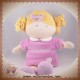 SOS DOUDOU ET COMPAGNIE POUPEE FILLE ROBE ROSE VIOLET MELLE ROSE