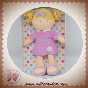 SOS DOUDOU ET COMPAGNIE POUPEE FILLE ROBE ROSE VIOLET MELLE ROSE