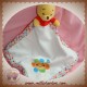 DISNEY SOS DOUDOU OURS WINNIE PLAT BLANC FLEUR ROUGE NICOTOY