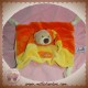 TOODO SOS DOUDOU OURS PLAT ORANGE JAUNE ARC EN CIEL IDIS