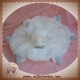 DOUDOU ET COMPAGNIE SOS AGNEAU MOUTON PLAT BLANC BLEU MOUCHOIR