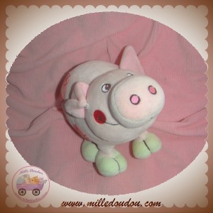 NOUNOURS SOS DOUDOU COCHON ROSE PIEDS VERT MUSICAL