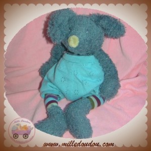 MOULIN ROTY SOS DOUDOU LAPIN BLEU JAMBES RAYEES SHORT LES ZAZOUS