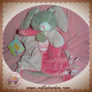 DOUDOU ET COMPAGNIE SOS LAPIN PELUCHE CELESTINE MARIONNETTE ROSE