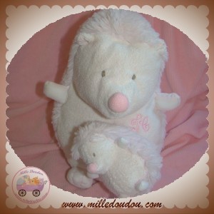 TARTINE ET CHOCOLAT SOS DOUDOU HERISSON ROSE MUSICAL BEBE 20 CM