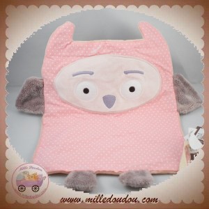 DPAM SOS DOUDOU CHOUETTE HIBOU PLAT ROSE CLAIR VIOLET