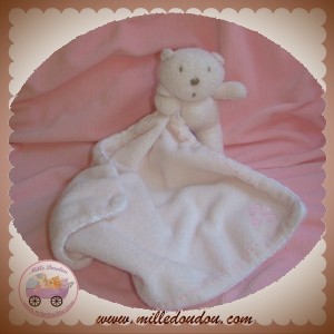 TARTINE ET CHOCOLAT SOS DOUDOU OURS ROSE MOUCHOIR