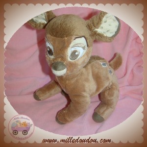 DISNEY SOS DOUDOU BAMBI FAON MARRON GLAND NICOTOY