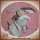 ALINEA SOS DOUDOU LAPIN CHIEN BEIGE BOULE GRIS BLANC MOUCHOIR