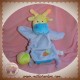 GIFI SOS DOUDOU GIRAFE JAUNE MARIONNETTE VIOLET CAROTTE BALLON HOCHET