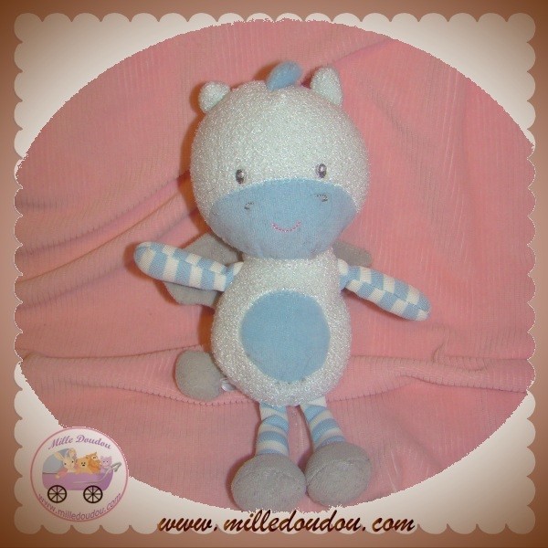 LUMINOU SOS DOUDOU DRAGON BLEU AILES GRISES