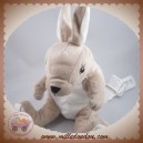 IKEA SOS DOUDOU LAPIN KANGOUROU BEIGE BLANC LISSE