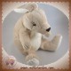 IKEA SOS DOUDOU LAPIN KANGOUROU BEIGE BLANC LISSE