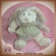 LOUISE MANSEN SOS DOUDOU LAPIN ECRU ROBE LIN TAUPE VICHY BEIGE