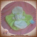 BABYNAT BABY NAT SOS DOUDOU CHAT PLAT VERT CAPE BLANC