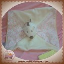 BEBE 9 SOS DOUDOU HERISSON ECRU PLAT FLEUR ROSE DOS JAUNE